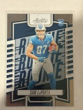 2023 Panini Absolute Sam LaPorta rookie card #115 Detroit Lions 1.00 Shipping. rookie card picture