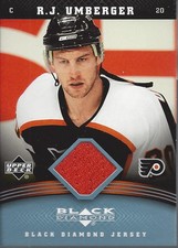 2006-07 Black Diamond Jerseys #JRU R.J. Umberger Jersey - HKY