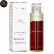 Clarins Paris Double Serum (Hydric + Lipidic) Complete Age Control New
