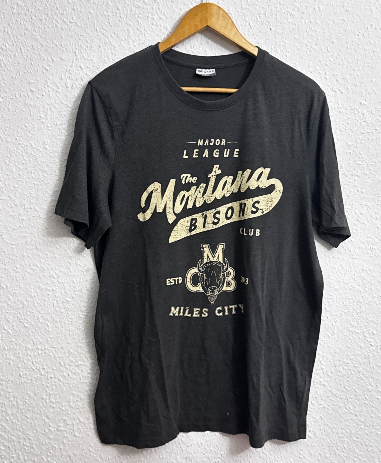 Montana Bisons Miles City Graphic T-Shirt - Gray Melange image 2