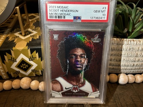 Scoot Henderson #3 2023 Panini Mosaic Micro card