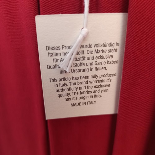 Damen Tunika Kleid C158T Größe 40,42,M Farbe Rot, Carmen Ausschnitt Italy - Bild 7 von 11