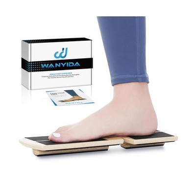 Ankle Foot Strengthener Exerciser for Sprained, Single Leg Balance Board, Pos...