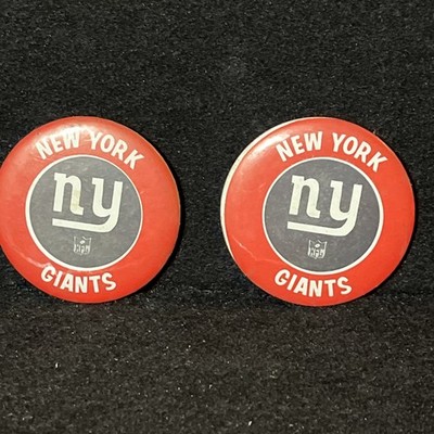 Vintage 1960's AFL NFL Lar Lu Line Dome Button Pin Pinback NY New York Giants