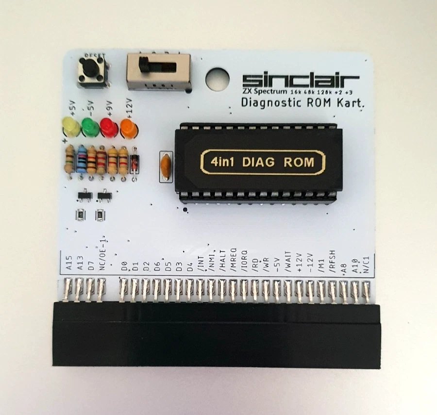 Cartucho de prueba de diagnóstico ZX Spectrum 16k 48 128 k - ROM de prueba externa - Imagen 4 de 4