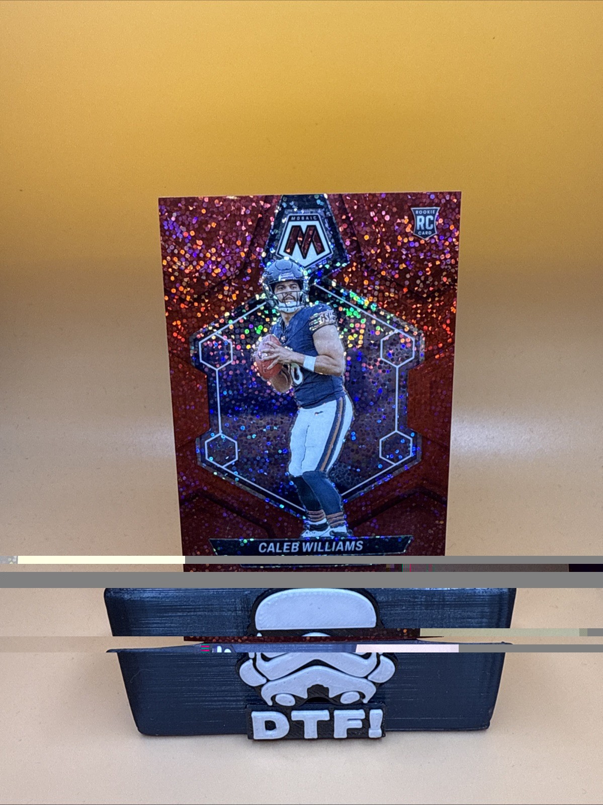 2024 Panini Mosaic - Rookies Caleb Williams #301 Red Sparkle Prizm (RC)