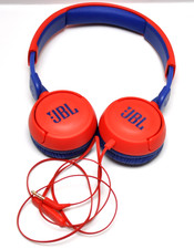 GENUINE JBL JR300 Wired On-Ear Headphones for Kids - Spider Red / Blue