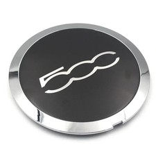 1PZ COPRIMOZZO COPPA RUOTA LOGO STEMMA per FIAT 500 133mm
