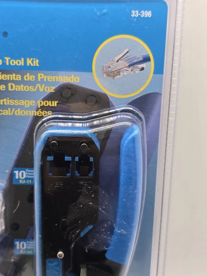 Ideal 33-396 Data/Voice RJ-11/RJ-45 Crimp Tool Kit for CAT 3/5e/6 - Image 4 of 4