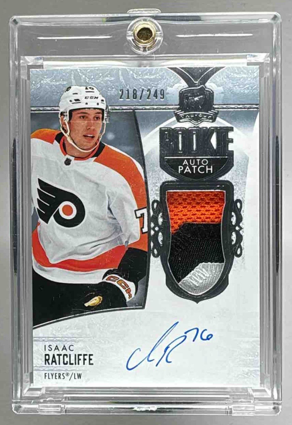 Isaac Ratcliffe 2022 Upper Deck The Cup #108 Rookie Patch Auto RC /249