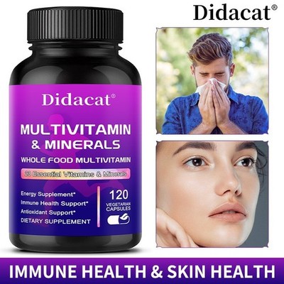 33 Essential Daily Multivitamin & Minerals For General Wellness 30/60/120 Caps