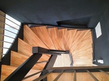 Holztreppe FERTIGUNG NACH MAß Innentreppe zur Selbstmontage Treppe in Buche Kern