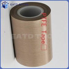 New High Temp 3"x33ft 180um Thicker Fiberglass PTFE Teflon Adhesive Tape