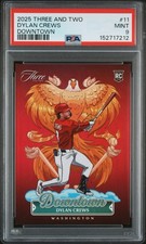 2025 Panini Three and Two - Downtown Dylan Crews #11 (RC) LOW POP