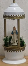 Vintage Rain Oil Table Lamp Virgin Blessed Mary *READ THE ENTIRE DESCRIPTION*