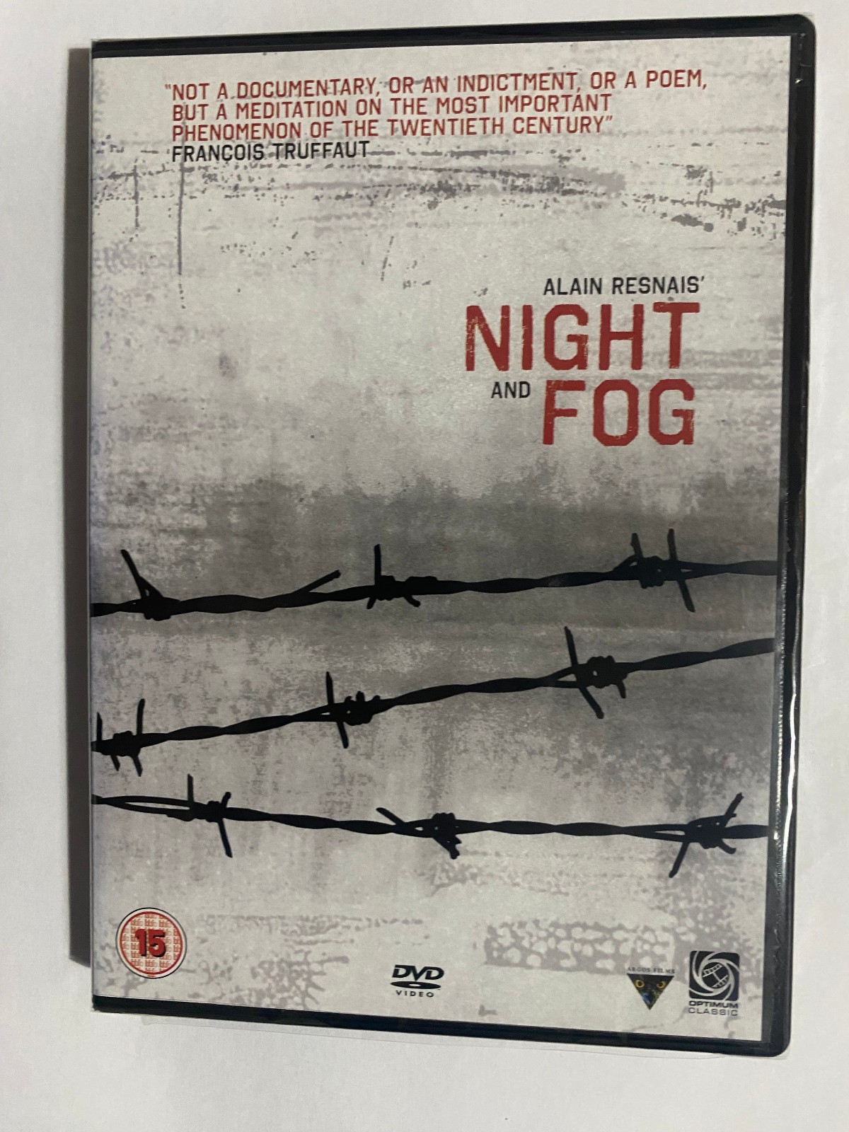 Night and Fog Alain Resnais Dvd Region 2 New & Sealed Free Postage
