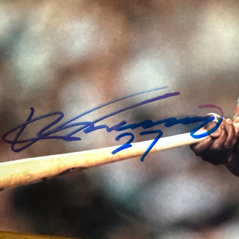 Vladimir Guerrero Sr. Montreal Expos Signed MLB HOF 8x10 Photo - Image 3 of 4