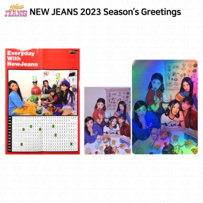 ニュージーンズ newjeans ニュジ　ポスター　weverse グッズ New Jeans 2023 Season's Greetings Year Poster Weverse Shop Benefit