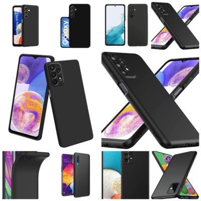 Handy Hülle Silikon Case Handy Schutz Hülle Bumper Tasche Kameraschutz Schwarz