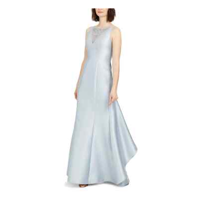 ADRIANNA PAPELL Womens Light Blue Satin Sleeveless Formal A-Line Dress 8 | eBay ADRIANNA PAPELL Womens Light Blue Satin Sleeveless Formal A-Line Dress 8 | eBay