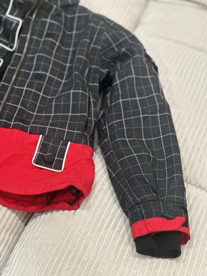 Vintage Obermeyer Womens Zip Up Jacket White Black Size 6 - Image 3 of 4