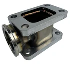 T3 to T3 Turbo Flange Adapter w/ 44mm Tial MVR V-Band Wastegate Port
