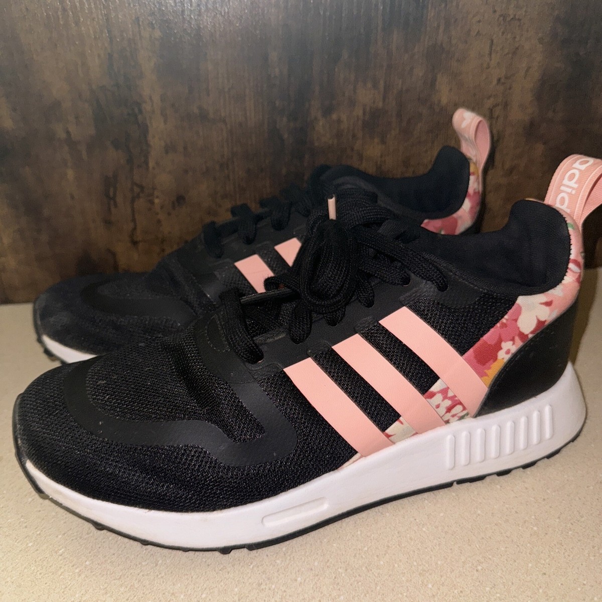 ADIDAS ADIDAS MULTIX BLACK PINK FY2591 Floral Sz