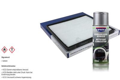 MAHLE / KNECHT Innenraum-Filter LA 471+Presto Klima-Reiniger  