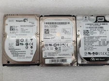Lot of 3 750 GB different brands 2.5" SATA check the description
