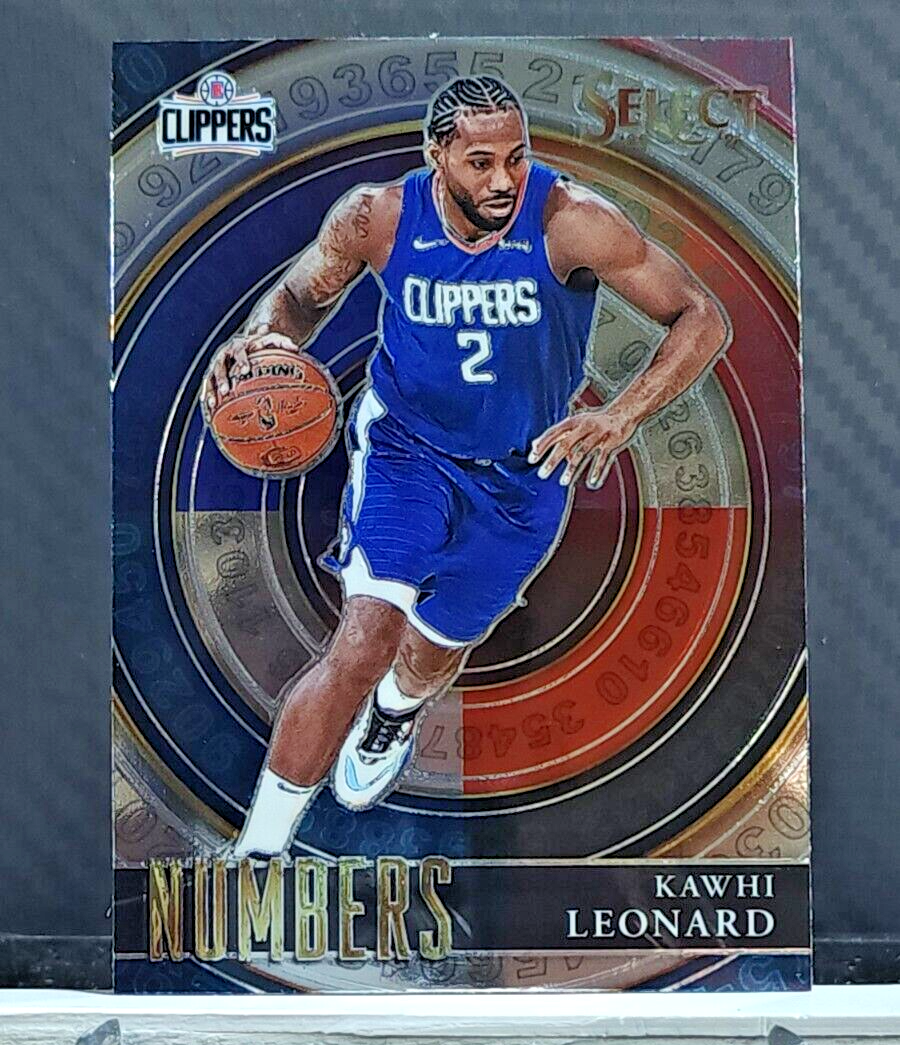Kawhi Leonard 2020-21 Select NUMBERS #19 - Clippers | eBay