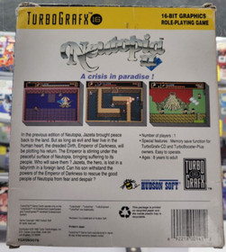 Neutopia II TurboGrafx-16 Complete in Box (box as some wears) SEE picture