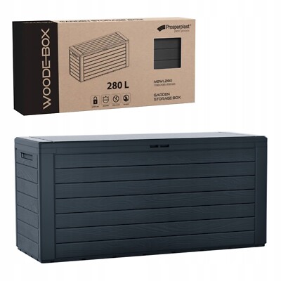Compact Plastic Outdoor Balcony Patio Garden Storage Box Waterproof 3 Sizes