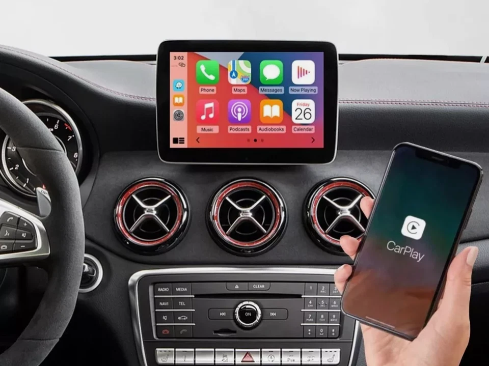 Für Mercedes Benz / Carplay / Android Auto / Umrüstung Einbausatz Neu - Bild 4 von 4