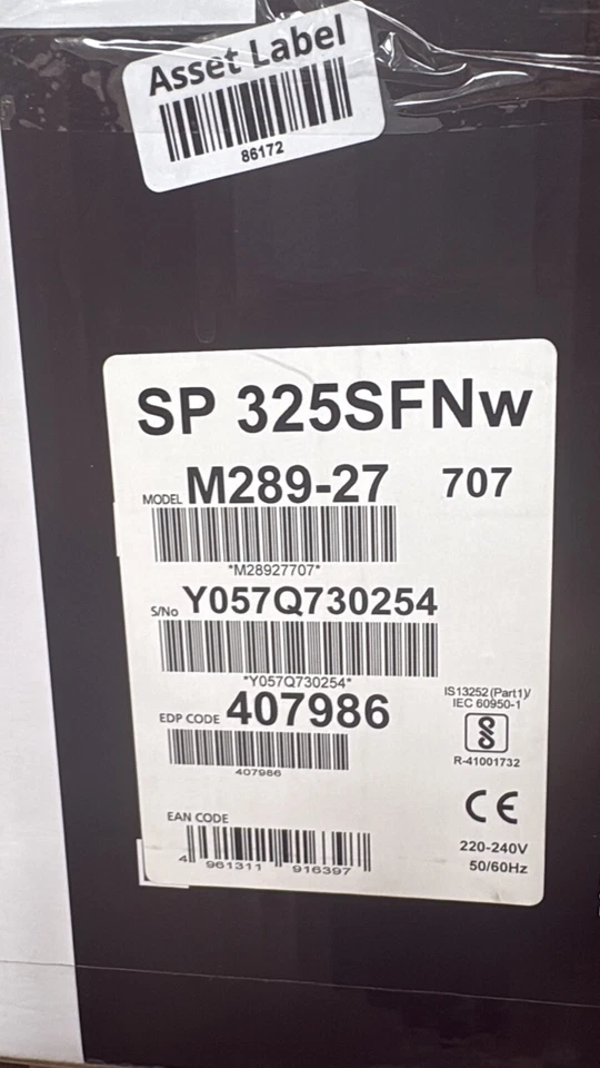 Ricoh SP325SFNW A4 Mono Multifunction Laser Printer Brand New - Image 2 of 2