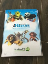 Woolworths DreamWorks Heroes Activity & Collector Album