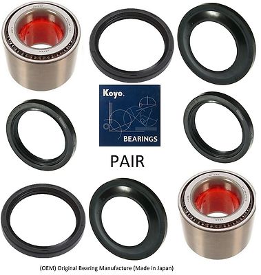 KOYO (OEM) Rear Wheel Hub Bearing & Seals For 93-07 SUBARU IMPREZA (PAIR)