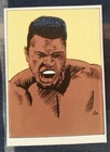 MUHAMMAD ALI CASSIUS CLAY IL GIORNALINO 1985 CARD 21 BOXING NEAR MINT