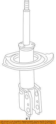 GM OEM 10-17 Equinox,Terrain Front Suspension Struts Components