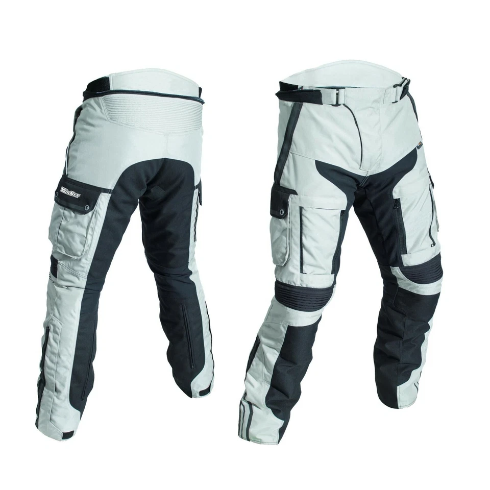 Pantalons Moto Motocycliste Cordura Avec Protections Homologuées Selon Niveau 2 - Photo 1/4