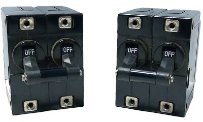 IDEC NRAS2100 250 V AC 10 A 2 Pole Supplementary Protection Circuit Breaker