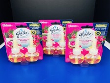 Glade Exotic Tropical Blossoms PlugIns Scented Oil Refills 6 Refills, 3 2 Packs