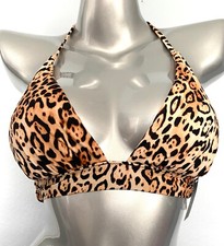Victoria's Secret Nwt Leopard Havana Wireless Push Up Swim Bikini Top Medium M