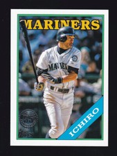 2023 Topps Series 1 #T88-43 ICHIRO Seattle Mariners 1988 Baseball Throwback