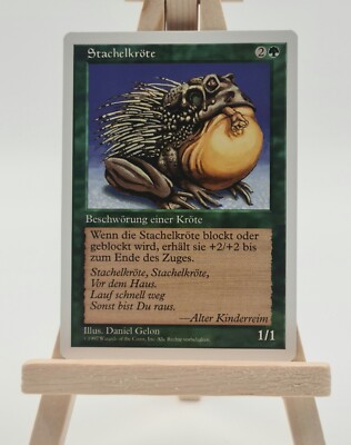 Stachelkröte 5. Edition (5ED) Magic Karte MTG Deutsch (Chub Toad)