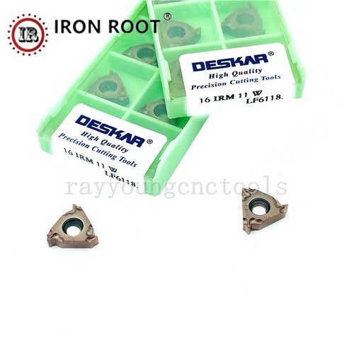 DESKAR 10P 16IRM 11W LF6118 Threaded Carbide Insert CNC Turning Tool for SEL - Picture 3 of 6