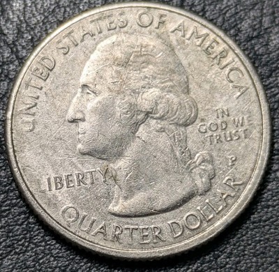 2017-P 25c ATB Quarter Ellis Island MISSING L SEVERE DIE WEAR DIE ERROR