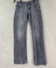 Levi  s 511 Slim Jeans Boys 27x27 Gray Stretch Denim Youth Size 14