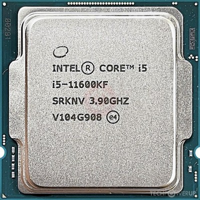Intel Core i5-11600KF Processor (4.9 GHz, 6 Cores, Socket FCLGA1200)