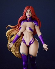 Starfire 3d figure statue 25 cm Handpainted Collectible
