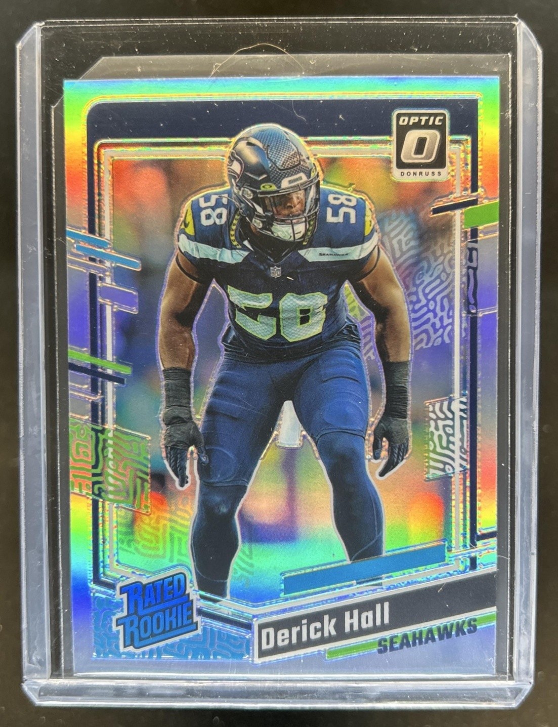 Derick Hall Panini Donruss Optic #291 Holo